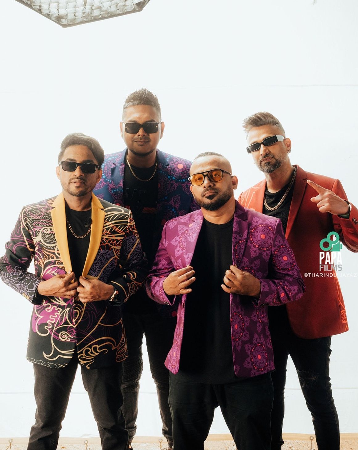 Centigradz band members in custom stage wear